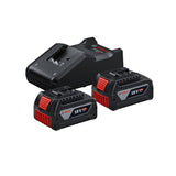 Bosch Professional 18V System set inicial de baterías: 2 baterías GBA 18V 4.0Ah + cargador rápido GAL 18V-40