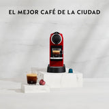 Krups Nespresso Citiz - cafetera de cápsulas monodosis, con 19 bares de presión, thermoblock, función automática con botones retroiluminados, color Plata, modo Eco, Incluye kit bienvenida