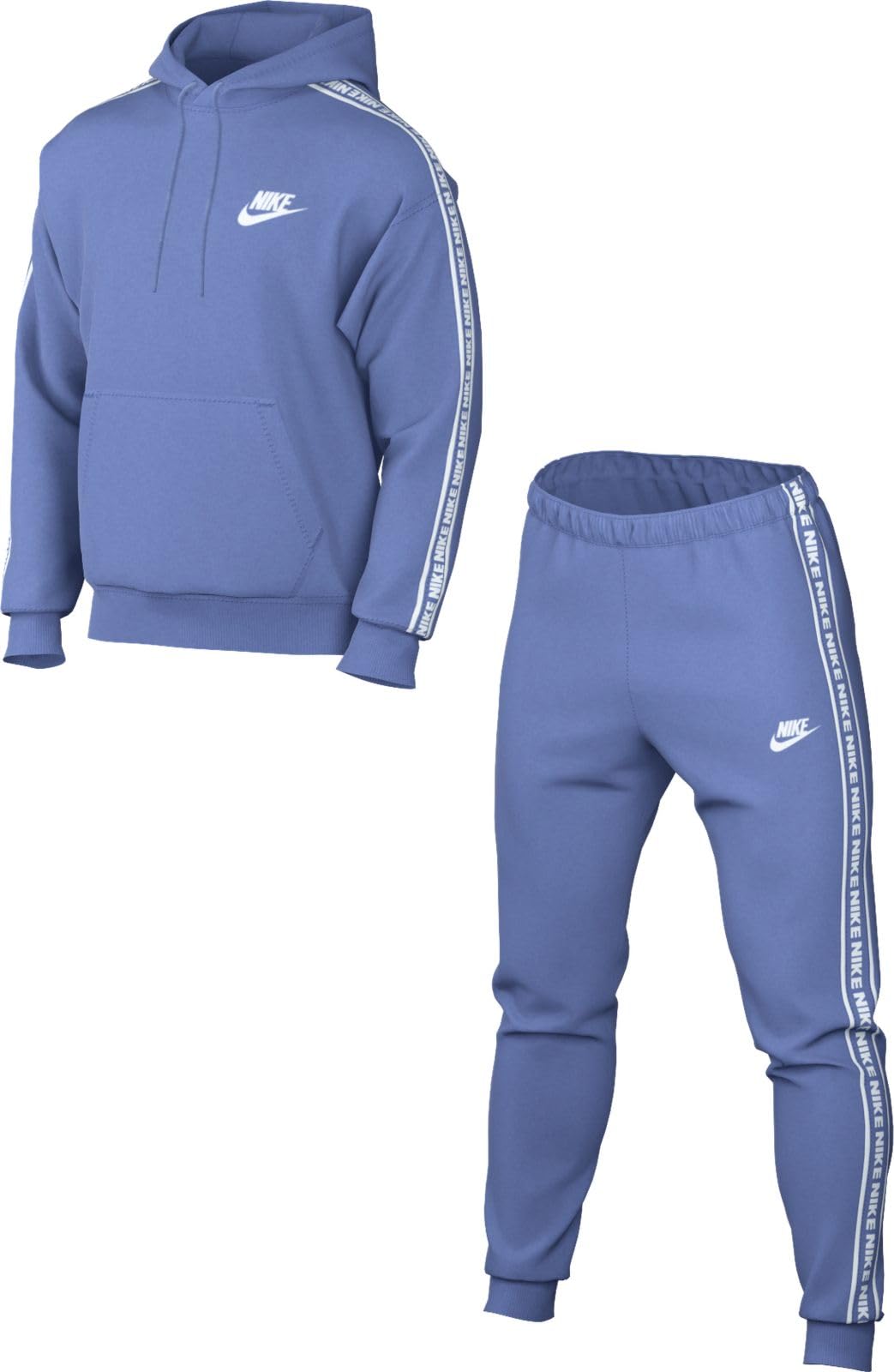 NIKE Club Fleece Tracksuit, Polar/White, XL para Hombre