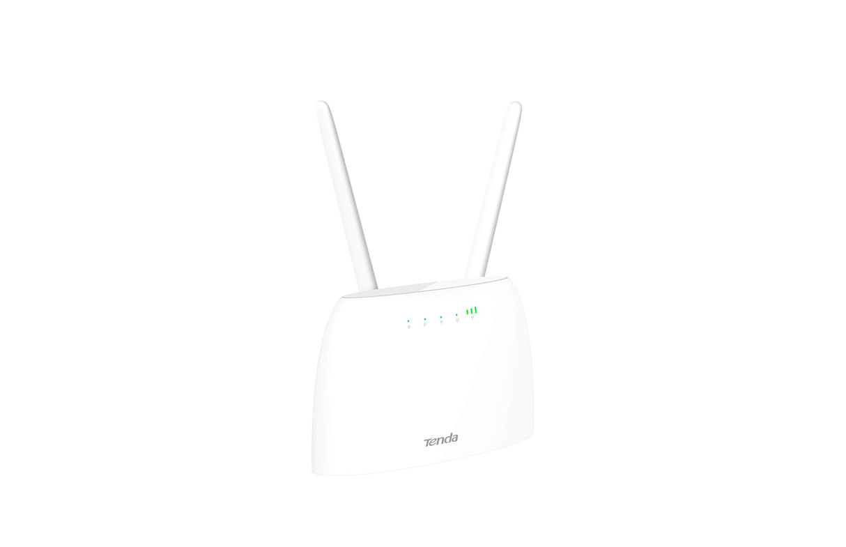 Tenda Router Wi-fi 4G 2.4 Volte 4G06 N300 Tarjeta Sim, 2 Antenas Desmontables, Acceso a Datos y Servicios de Voz Flexible.