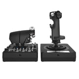 Logitech G X56 H.O.T.A.S Controlador con Aceleración y Palanca RGB, 6 Grados de Libertad, 4 Opciones de Resorte, +189 Controles Programables, RGB, 2x USB - Negro