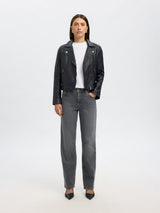 SELECTED FEMME 16071712 Chaqueta, Negro (Black Black), 36 (Talla del Fabricante: 34) para Mujer