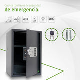 Amig - Caja Fuerte con Código - Caja de Seguridad de Sobreponer - Acero - Camuflada - Ideal para Casa - Protección de Dinero y Joyas de valor - 50 x 31 x 35 cm