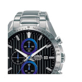 Lorus Reloj Analógico de Cuarzo para Hombre con Correa de Piel, Plata