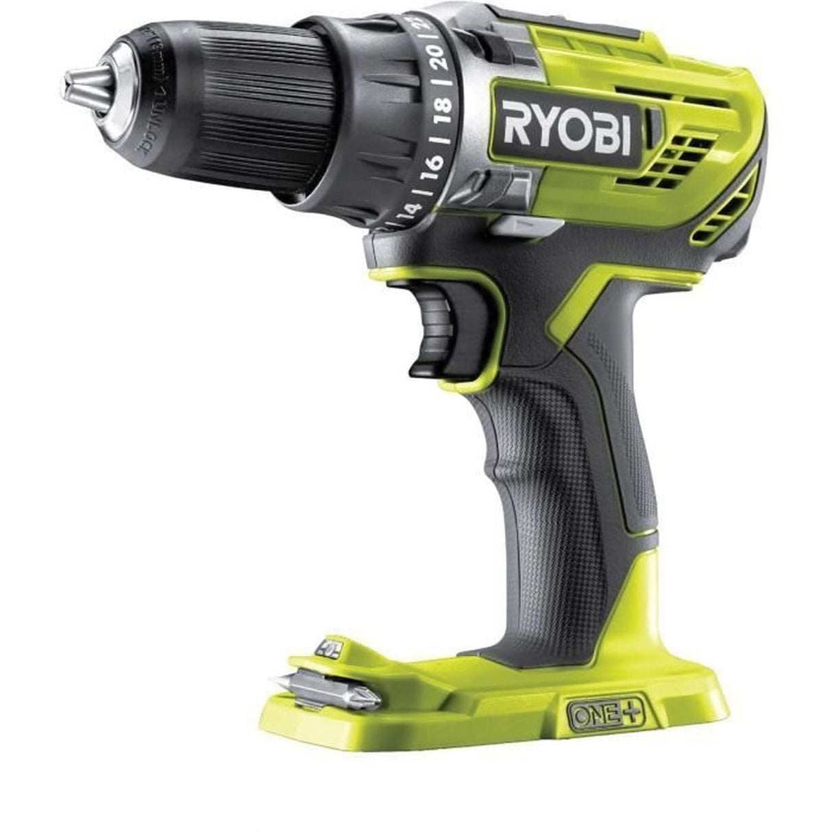 Ryobi - Taladro Atornillador 2 velocidades 18 V ONEPLUS – 2 baterías de Litio Plus 4,0 Ah y 1,5 Ah – 1 Cargador rápido – R18DD3-2415BS