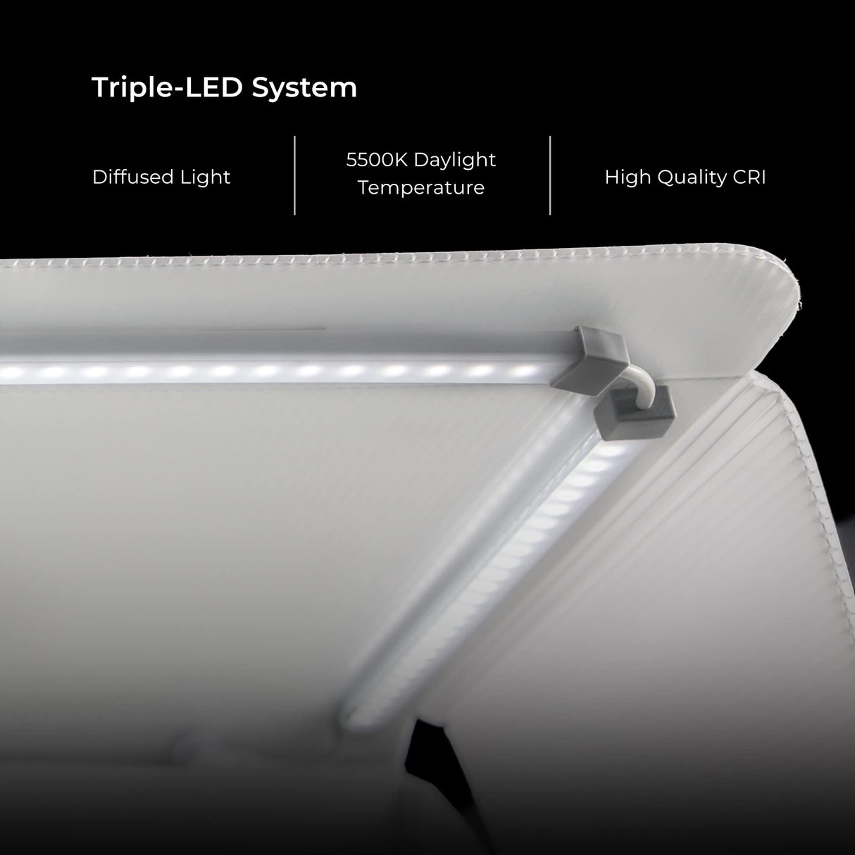 Foldio3 (Caja de luz de Estudio de Toma de fotografías Plegable portátil Todo en uno de 25 "con Kit de iluminación LED) de ORANGEMONKIE…