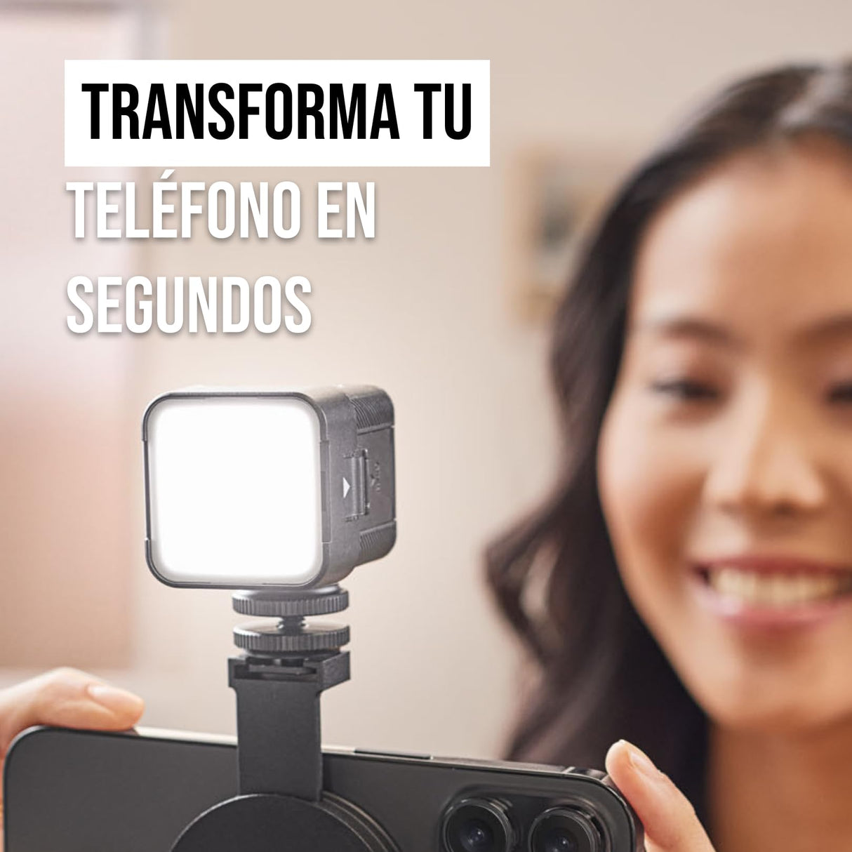 Røde Magnetic Mount Soporte Magnético Røde para Accesorios de Smartphone con Ranuras para Zapata Fría y una Rosca de 1/4 pulgadas, compatible con MagSafe