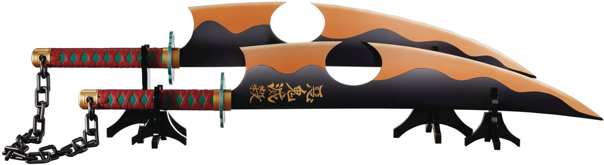 Espada nichirin Tengen uzui Replica 111 cm kimetsu no Yaiba proplica