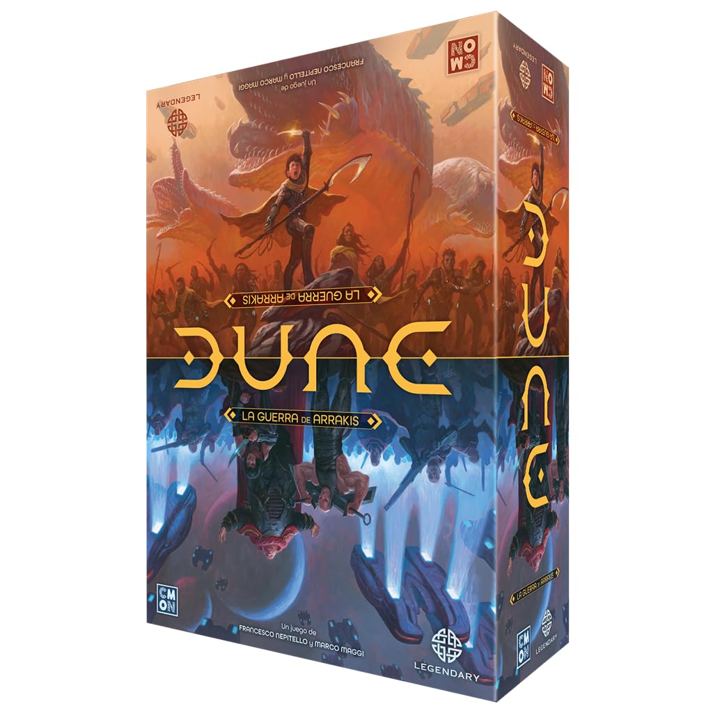 CMON | Dune: La Guerra de Arrakis | Juego de Mesa de Estrategia | A Partir de 14 Años | De 1 a 4 Jugadores | 120 Minutos por Partida | Español