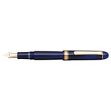 PLATINUM Pluma estilográfica japonesa #3776 Century Gold Trim Chartres Blue B/Azul/0,44-0,54 mm/Hecho a Mano/Pluma de Oro de 14 quilates/con caja de regalo/pluma estilográfica