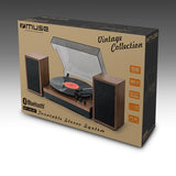 MUSE MT-108 BT Giradiscos Estereo Madera Altavoces