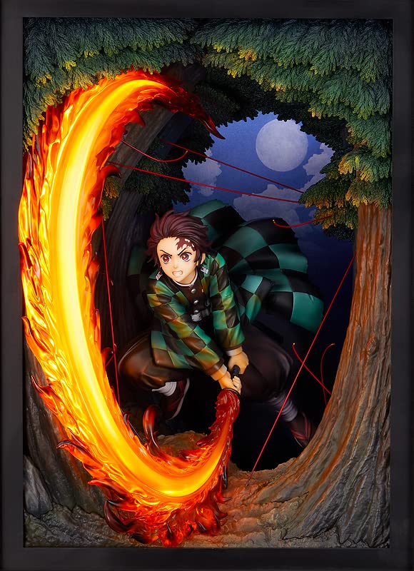 GOOD SMILE COMPANY Tanjiro kamado hinokami Kagura Dance Ver Fig 36 cm kimetsu no Yaiba Painted Plastic Figure