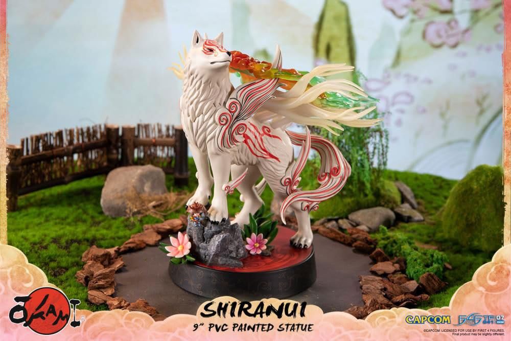 First4Figures-First 4 Shiranui Okami Pose Standard, sólido, Color Negro (F4F 201387)