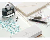 Graf von Faber-Castell 141506 Juego de caligrafía con una estilográfica Tamitio de color negro y 3 plumines diferentes (1,1 mm / 1,4 mm / 1,8 mm)