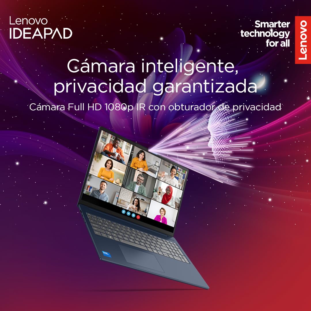 Lenovo IdeaPad Slim 5 Gen 10 - Ordenador Portátil 16" WUXGA (Intel Core i7-13620H, Intel UHD Graphics, 32 GB RAM, 1 TB SSD, Wi-Fi 6, Windows 11 Home) Teclado QWERTY Español- Azul