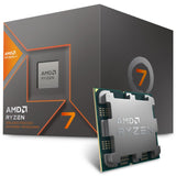 AMD Ryzen 7 8700G Procesador con IA (tarjeta gráfica Radeon integrada,Ryzen AI, 8 núcleos/16 threads, 65W DTP, Socket AM5,24MB Caché, Reloj de aumento máx. hasta 5,1Ghz, con ventilador Wraith Stealh)