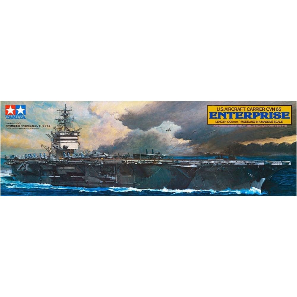 Tamiya 300078007 - Maqueta del portaaviones US CVN-65 Enterprise (escala: 1:350)