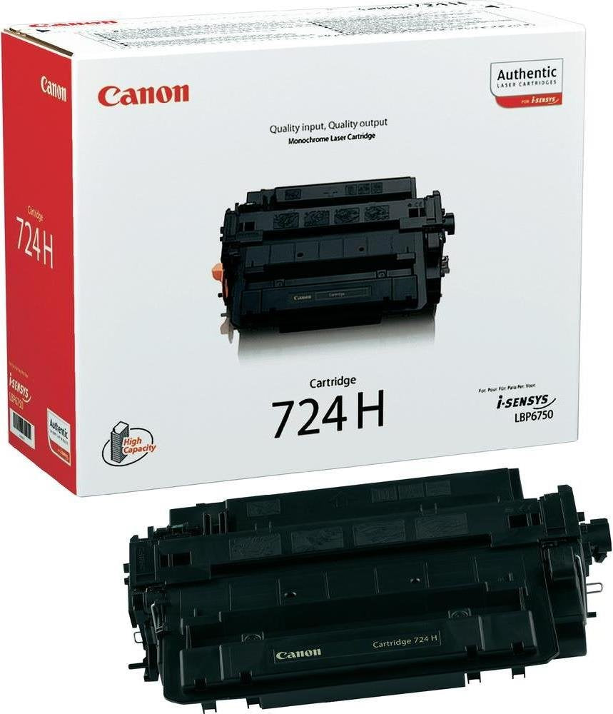 Canon 3482B002AA - Tóner LBP-6750, 12500 páginas, Negro