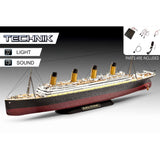 Revell, Blue Titanic 00455 Technik 1:16-Kit de Modelo de plástico VW T1 Samba Bus, Azul, Color sin Pintar, Mittel (RV00458)