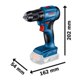 Bosch Professional 18V System Combo Kit: Atornillador de impacto a batería GDR 18V-215 + atornillador a batería GSR 185-LI (incl. 2 baterías GBA 18V 2.0Ah, cargador GAL 18V-20, maletín)