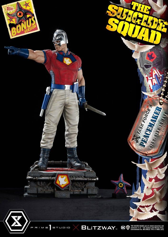 Prime 1 Studio The Suicide Squad - Figura Decorativa (79 cm), diseño de Peacemaker