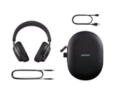 Bose QuietComfort Ultra Headphones, Auriculares inalámbricos con cancelación de ruido con audio espacial, Auriculares de diadema con micrófono, Batería de larga duración hasta 24 horas, Negro