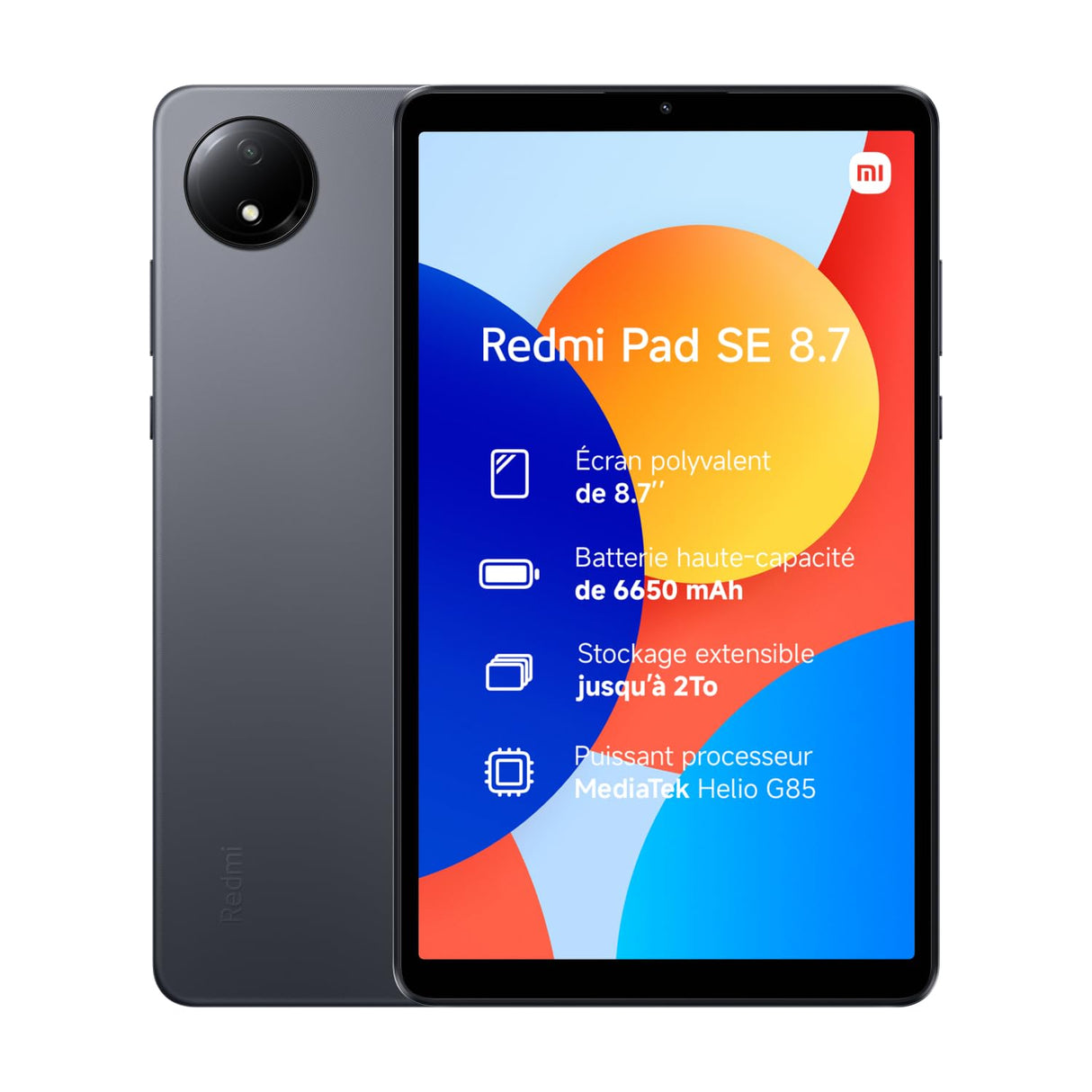 Xiaomi Tablet Redmi Pad SE 8.7" - 4GB RAM, 64GB Almacenamiento, Gris con Bolsa de Fieltro incluida | Pantalla 90Hz, Batería 6650mAh, Almacenamiento Extensible hasta 2TB, MediaTek Helio G85