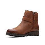 Clarks Clarkwell Strap, Botas de Moda Mujer, marrón, 40 EU