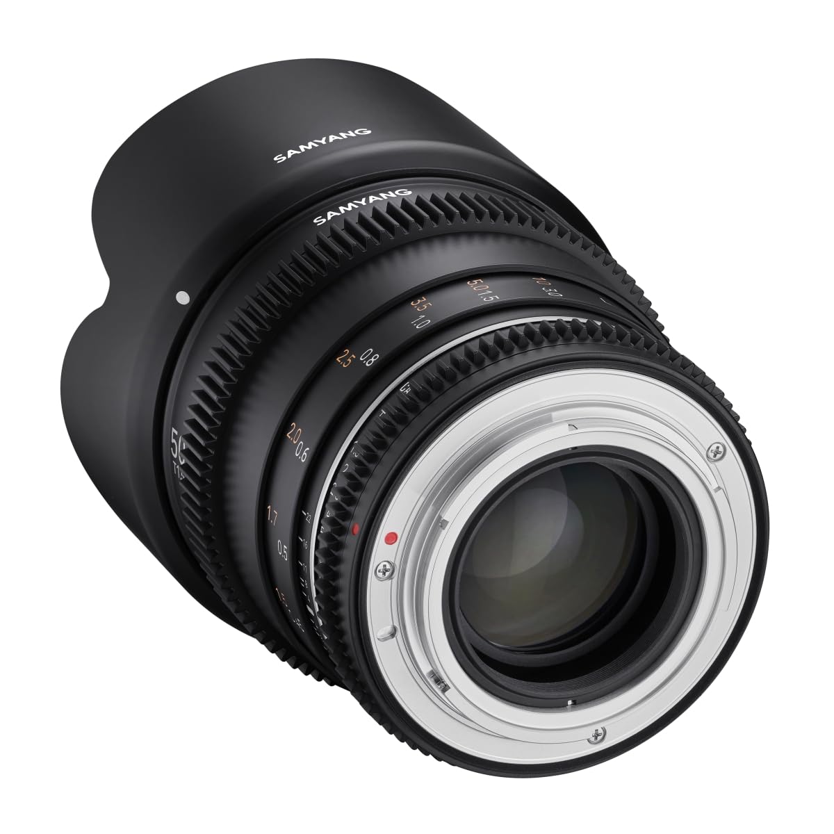 Samyang SA1716 - Lentes de Cámara Compatibles con 50mm T1.5 MK2 Canon RF, Negro