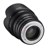 Samyang SA1716 - Lentes de Cámara Compatibles con 50mm T1.5 MK2 Canon RF, Negro