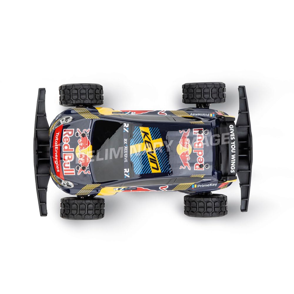 Carrera - 370183022-2,4GHz Red Bull Peugeot WRX 208 - Rallycross, Hansen -PX Profi RC