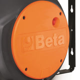 BETA - 1844 15-H05/SCK Bobinadora automática con cable 3Gx1,5 mm² y enchufe schuko, longitud del cable fuera de la carcasa 1 m, con soporte giratorio de 180° y segundo soporte de enclavamiento rápido,