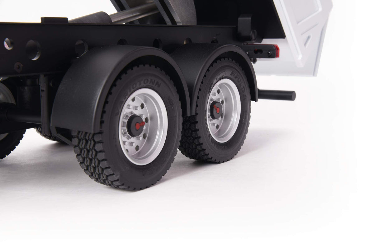 Carson Carson-500907425 Modellsport 500907425 Remolque de 2 Ejes con Centro de inclinación Montaje de Modelo de camión RC Compatible con Tamiya, Accesorios a Escala 1:14, Multicolor