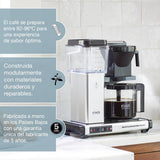 Moccamaster, 53974, KBG Select, Cafetera Filtro, 1.25 litros, Off-White