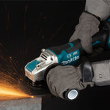 Makita DGA519Z Miniamoladora BL 18V LXT 125 mm X-Lock/Solo, sin batería y sin Cargador, 18 V, Negro