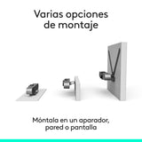 Logitech MeetUp, Sistema de Cámara para Conferencias, Webcam Ultra HD 4K/1080p/720p, 3 Micrófonos/Altavoces Personalizables, Amplio Campo Visual 120 grados, PC/Mac/Portátil/Macbook/Tablet Negro