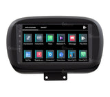 Jf Sound car audio system Autorradio de Ajuste Personalizado para Fiat 500X Android GPS Bluetooth WiFi Dab USB Pantalla táctil Full HD 9" procesador de 8 núcleos y comandos de Voz