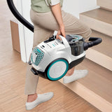 Bosch - Aspirador de Trineo sin Bolsa, Serie 4, ProHygienic, 2 litros, 78 dB, Blanco, BGC21HYG1