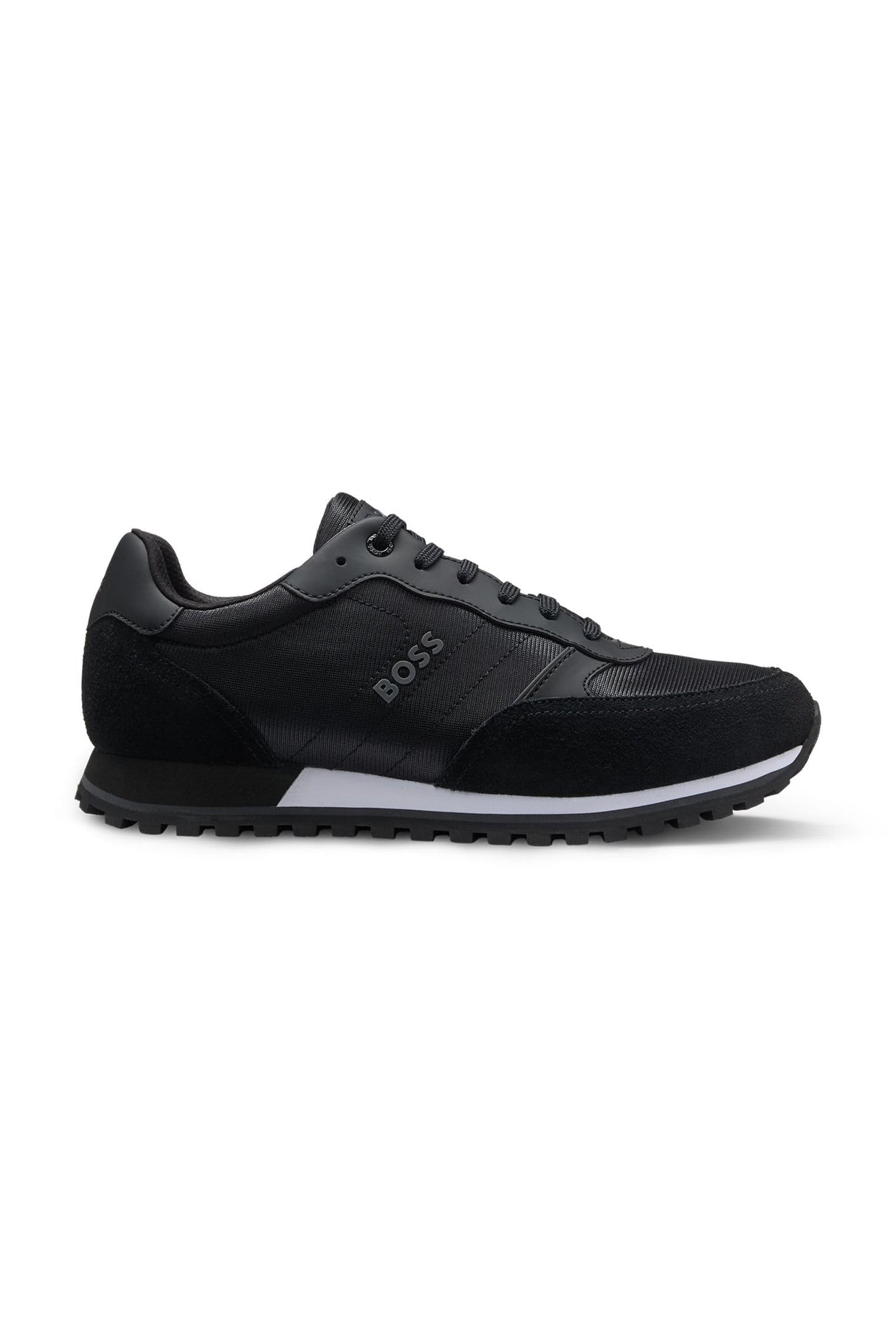 BOSS Hombres Parkour-L_Runn_NY_N Sneaker Negro 47 EU