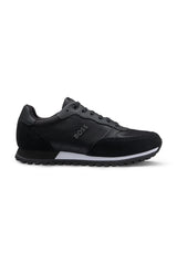 BOSS Hombres Parkour-L_Runn_NY_N Sneaker Negro 47 EU