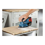 Bosch Professional 18V System GSS 18V-10 - Lijadora orbital a batería (3 platos lijadores, microfiltro, sin batería, en L-BOXX)