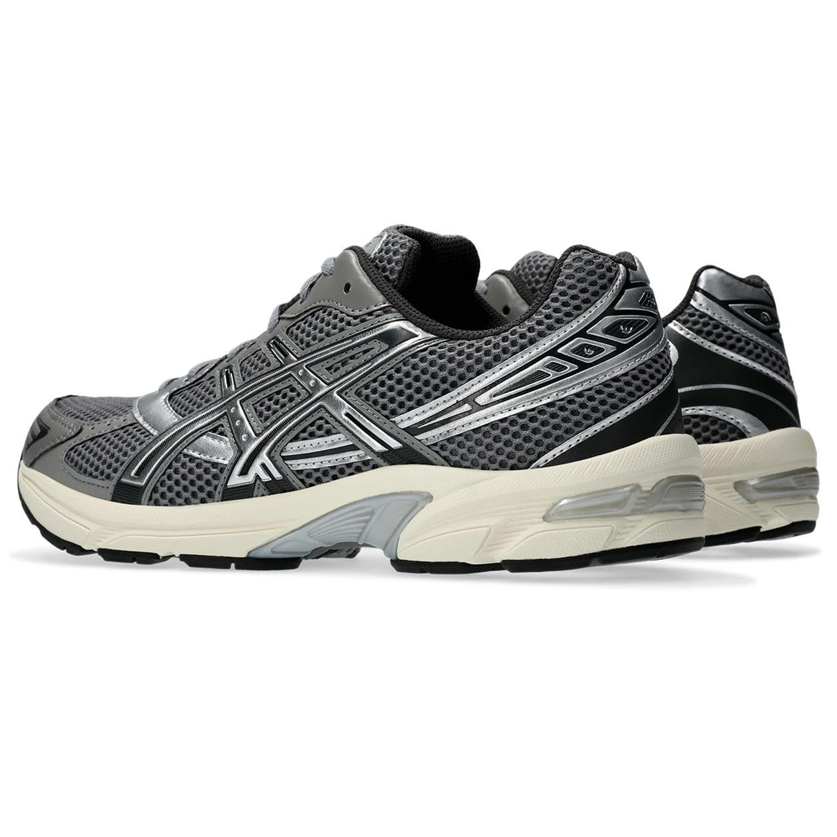 Asics GEL-1130, Sneaker Hombre, Gris Arcilla y Plateado, 41.5 EU