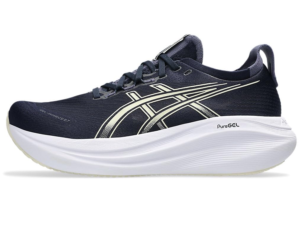 ASICS Gel-Nimbus 27, Sneaker Hombre, Midnight Vanilla, 44.5 EU