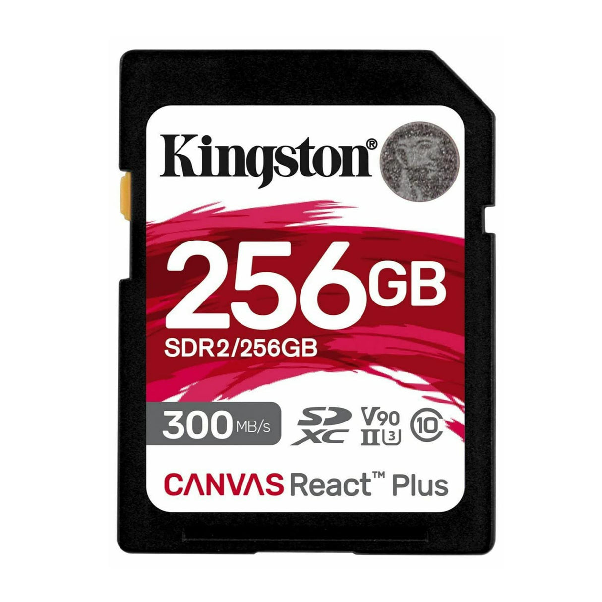 Kingston Canvas React Plus 256GB SDXC Tarjeta de memoria UHS-II 300R/260W U3 V90 for Full HD/4K/8K - SDR2/256GB