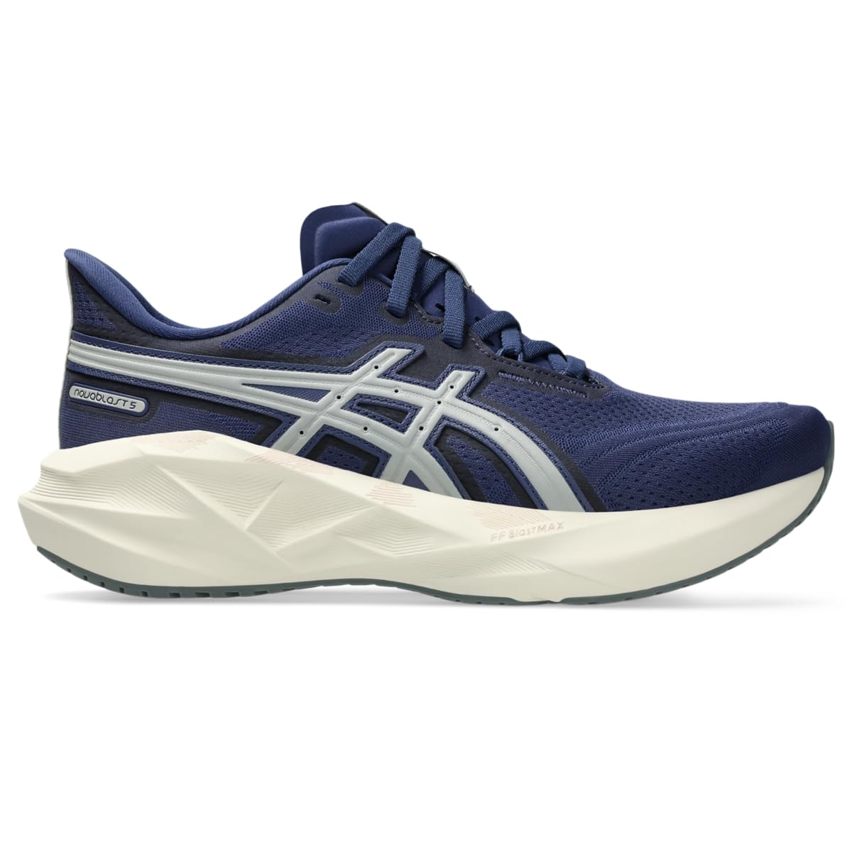 Asics NOVABLAST 5 - Tenis de Correr para Mujer, Azul índigo/Gris Sello, 40 EU
