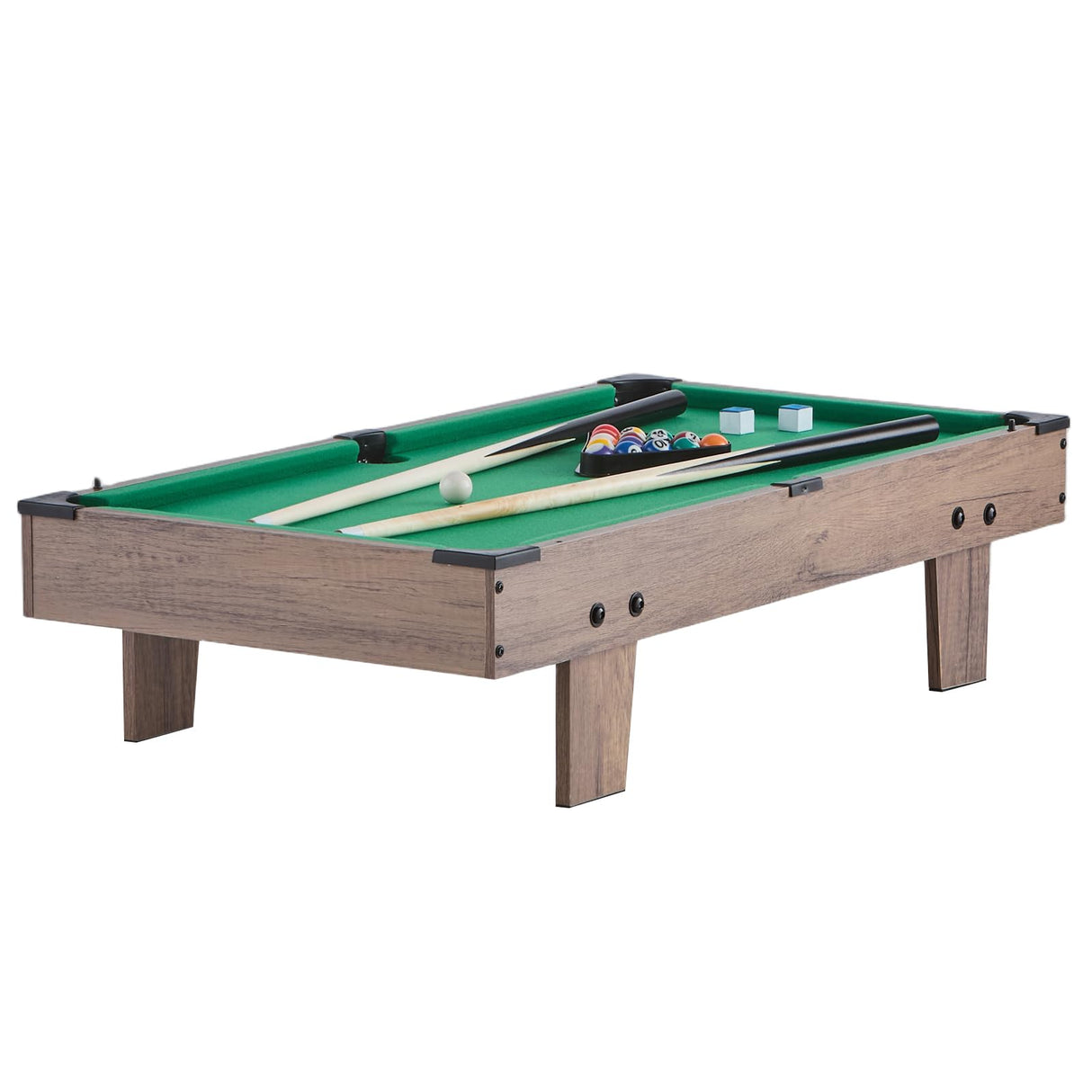 VEVOR Mesa de Juego Combinada 4 en 1 de Hockey de Aire de 82 cm, con Billar, Hockey, Futbolín, Ping Pong, Empujadores y Discos, Mesa de Juegos Deportivos a Niños, Sala de Juegos Familiar, Oficina
