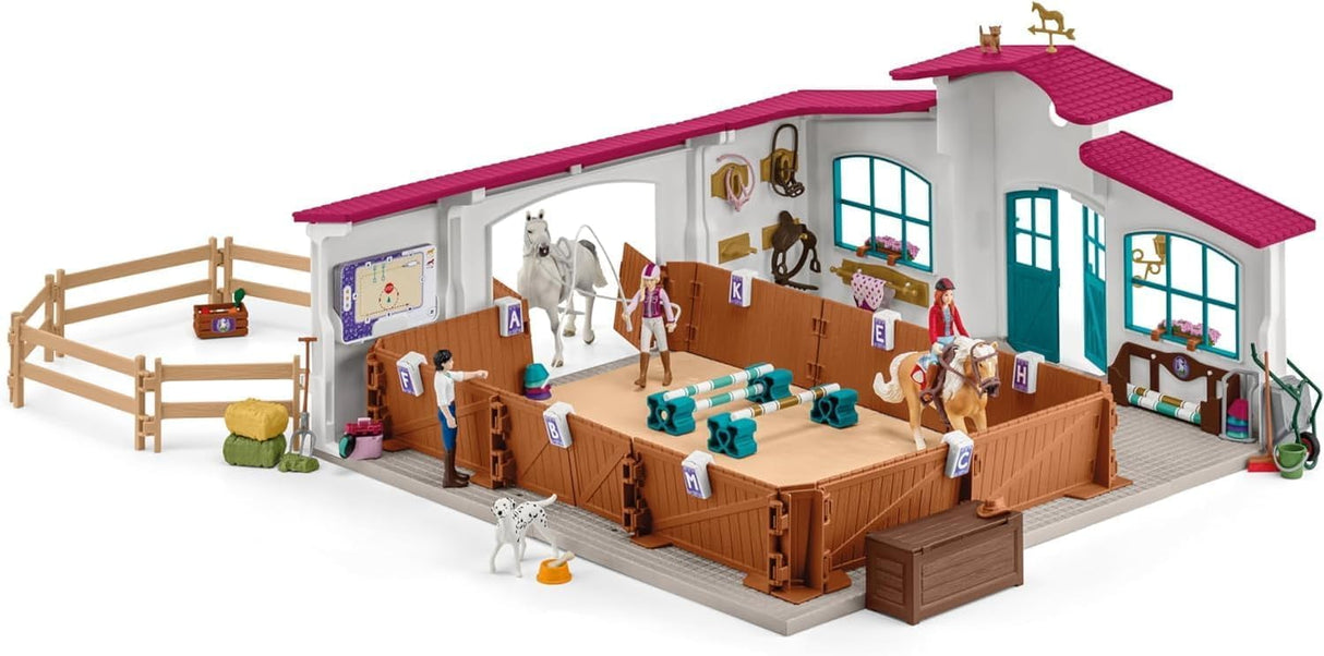 Grand Manege Equestre, Caja de figuras y accesorios, Schleich 42639 Horse Club, Para ni�os a partir de 5 a�os