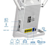 Strong 1200 Router Wi-Fi AC Dualband 300 Mbps 2.4 GHz y 867 Mbps 5 GHz, 4 5dBi Antenas, 4 Gigabit Puertos, USB 3.0, microSD, WPA, WPS