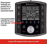 Instant Pot Pro Olla a Presión Eléctrica Multifunción 10 en 1, Cocción Lenta, Arrocera, Vaporera, Yogurtera, Sartén para Saltear, Esterilizador y Al vapor – Acero Inoxidable, 1200 W – 5,7 L, Negro