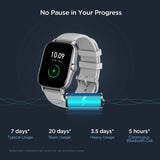 Amazfit GTS 2 Smartwatch - Reloj de pulsera Inteligente con llamada bluetooth, 90 modos deportivos, Monitor de saturación de oxígeno, Sangre y de Frecuencia Cardíaca, 3 GB Gris